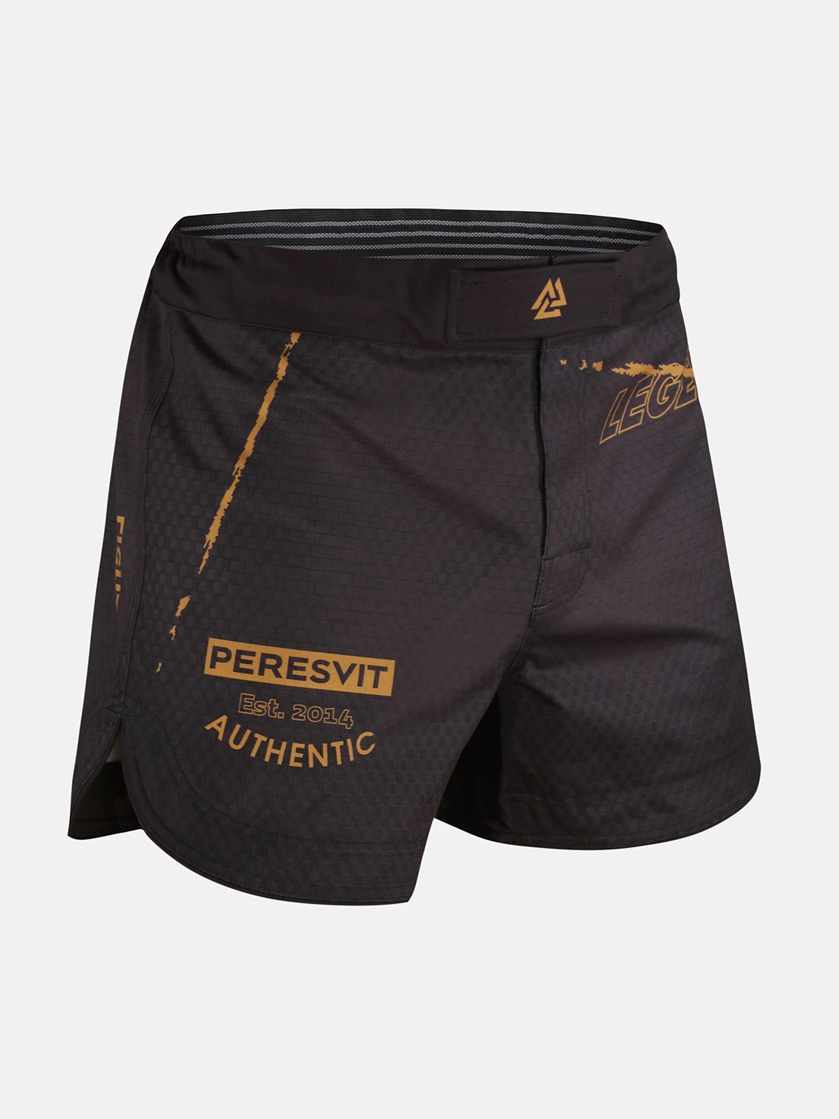 Peresvit Legend ММА Fight Shorts Black Rain Medium Length